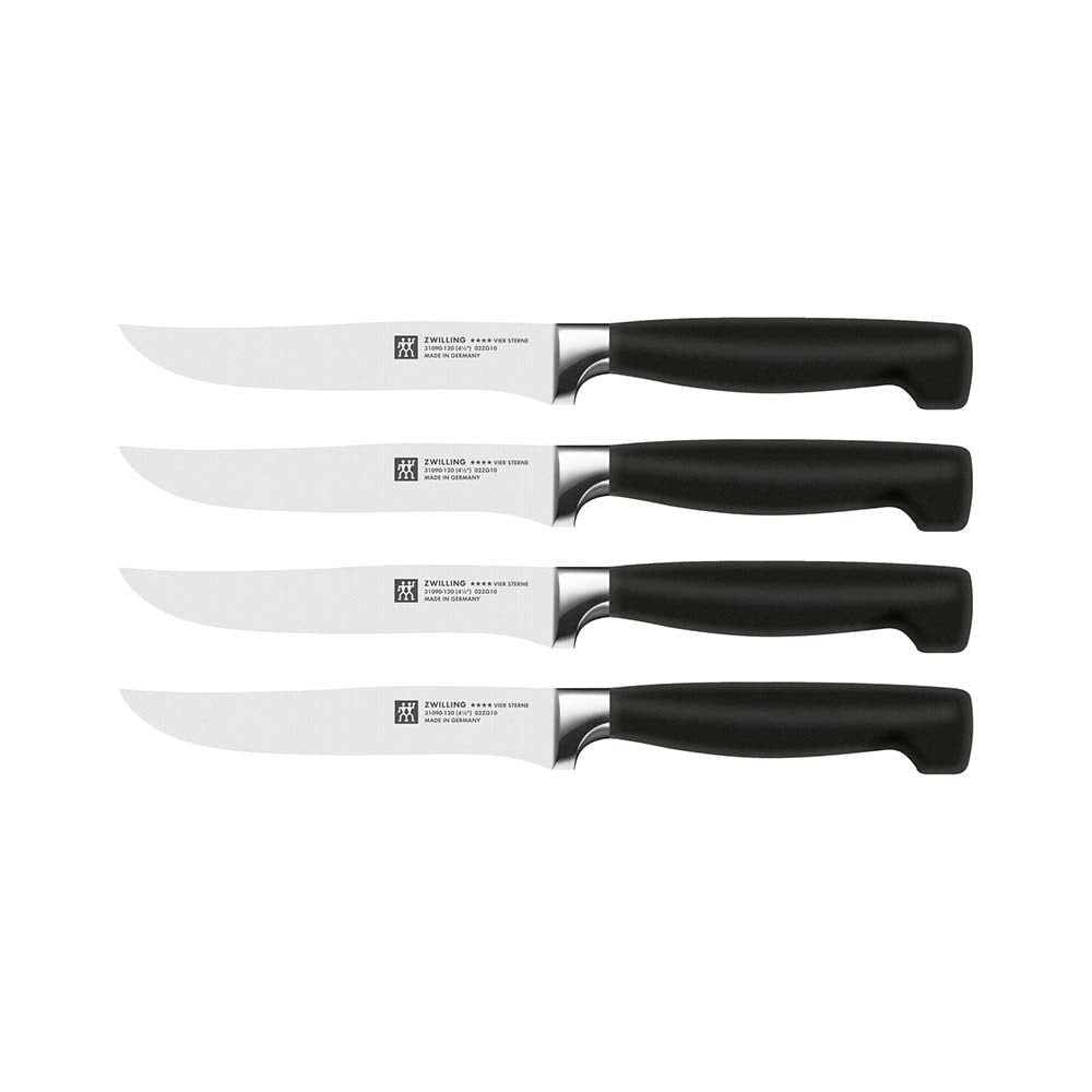 Zwilling Four Star Biftek Bıçağı Seti Siyah 4 ParçaZwilling