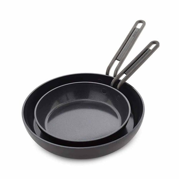 Greenpan Stanley Tucci™ Kızartma Tavası 2'li 20 cm + 26 cm Milano SiyahGreenPan