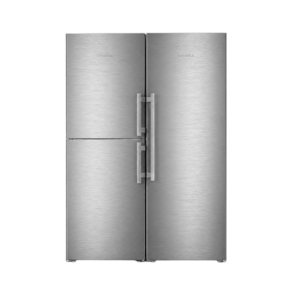Liebherr Side-by-Side BioFresh NoFrost Buzdolabı ve EasyFresh Alttan Donduruculu Buzdolabı InoxLiebherr