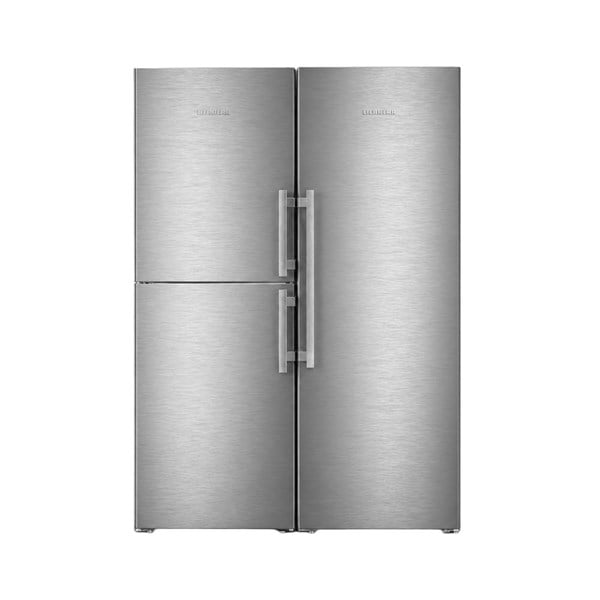 Liebherr Side-by-Side BioFresh NoFrost Buzdolabı ve EasyFresh Alttan Donduruculu Buzdolabı InoxLiebherr