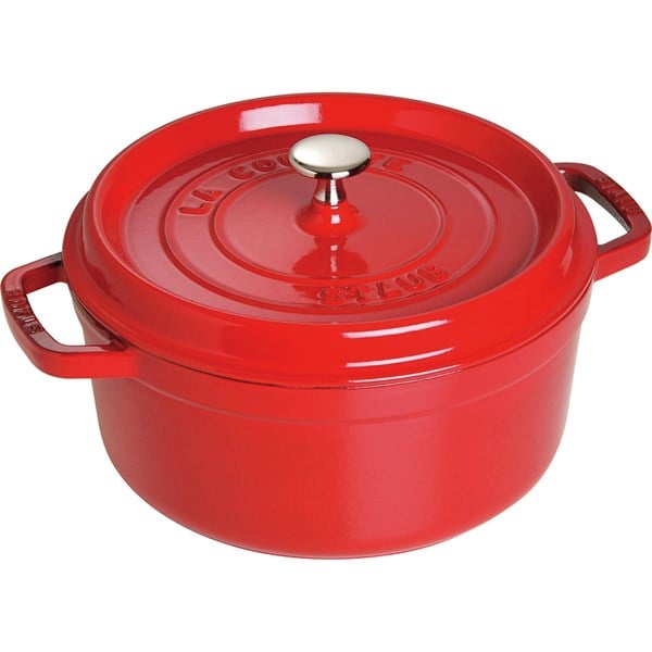Staub B La Cocotte Döküm Tencere Yuvarlak 24 cm KırmızıStaub