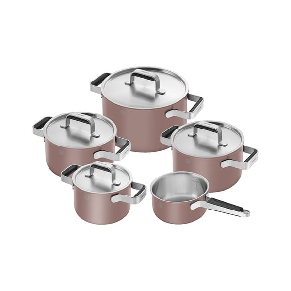 Zwilling Pure Tencere Seti 5 Parça Gül RengiZwilling