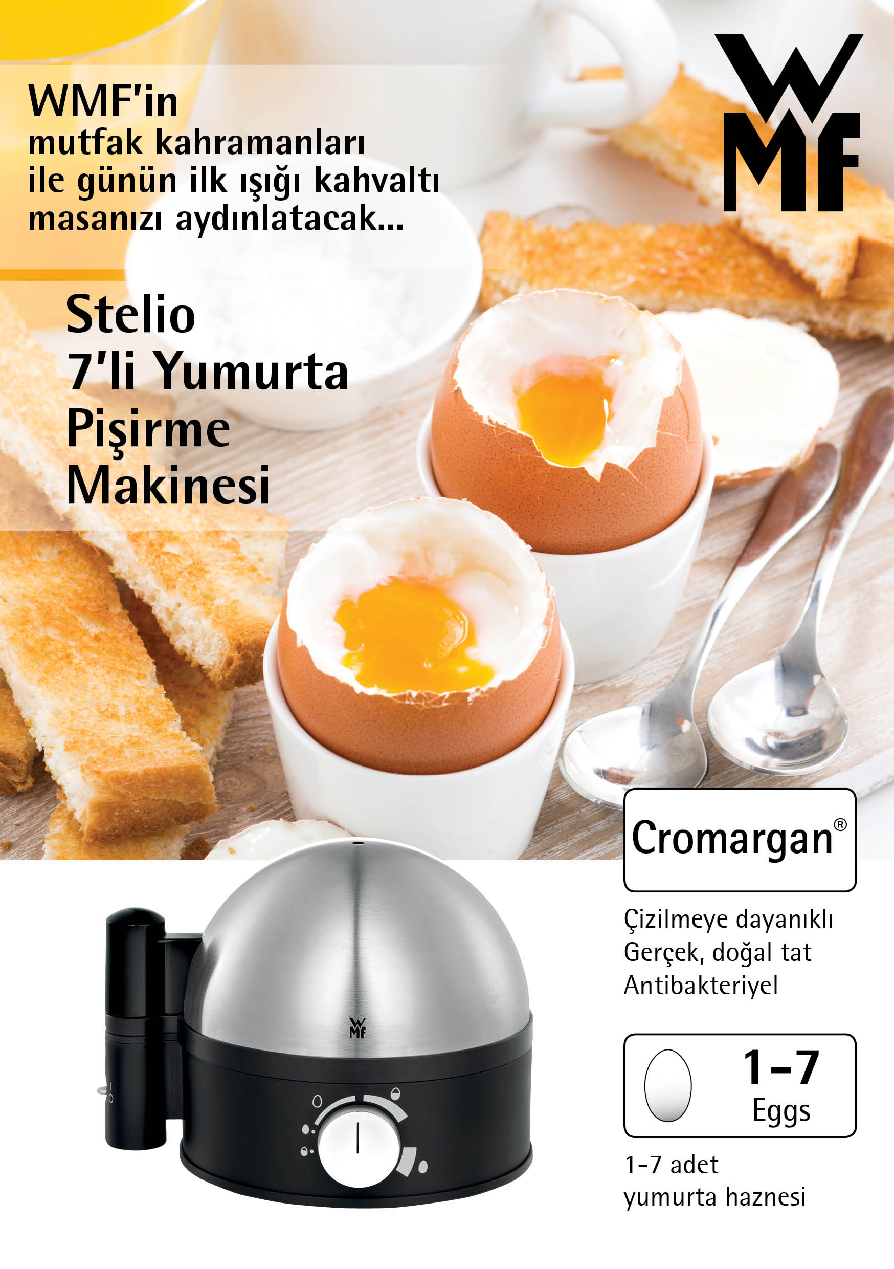 WMF 415070011 7'Lİ Yumurta Pişirme Makinası Stelio