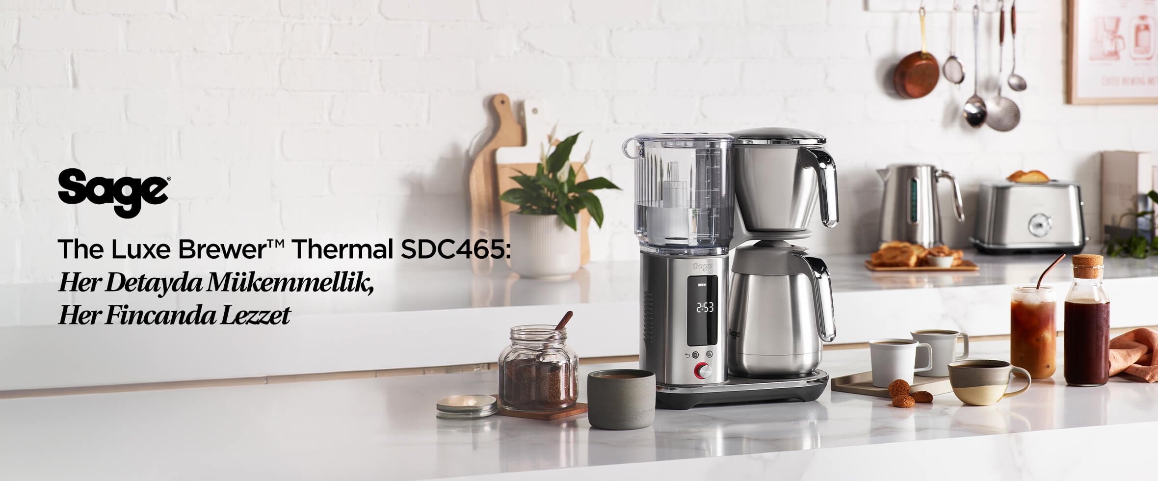 Sage The Luxe Brewer SDC465 Filtre Kahve Makinesi