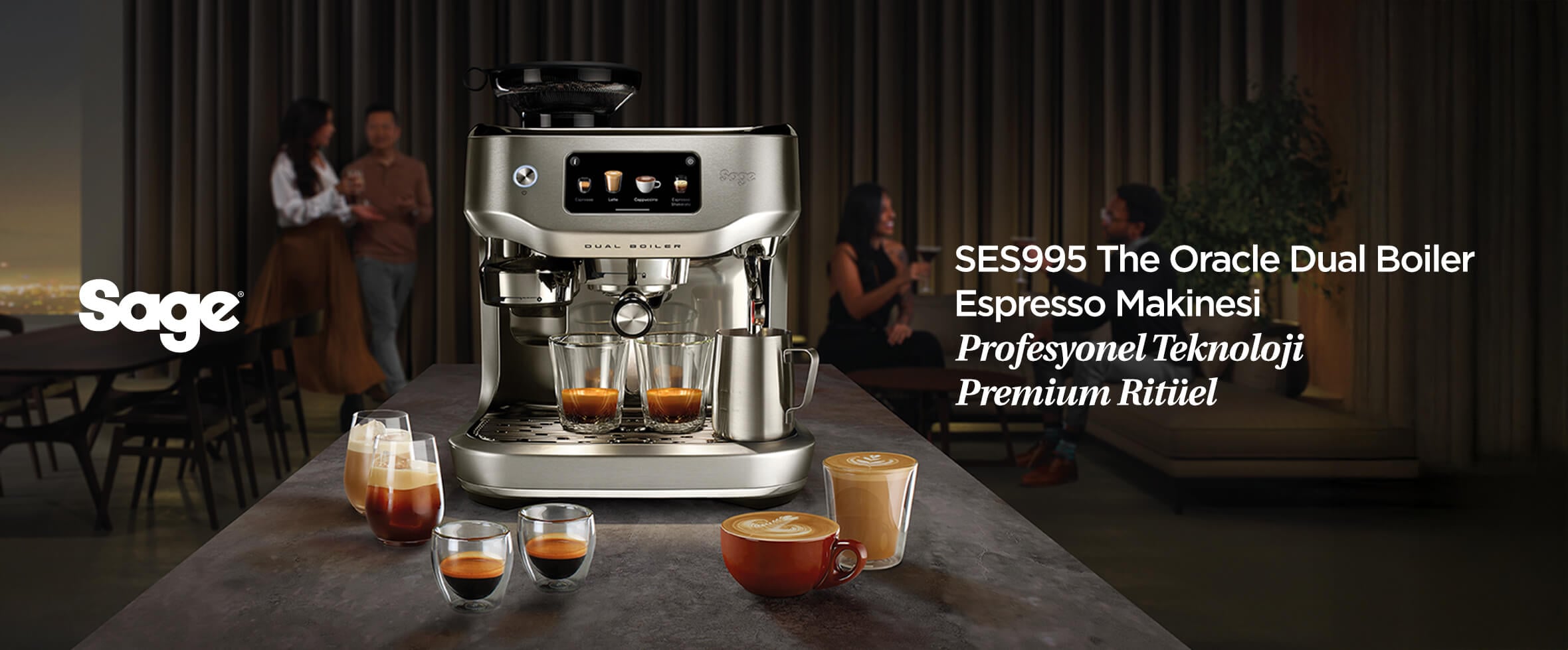Sage SES995 The Oracle™ Dual Boiler Espresso Makinesi
