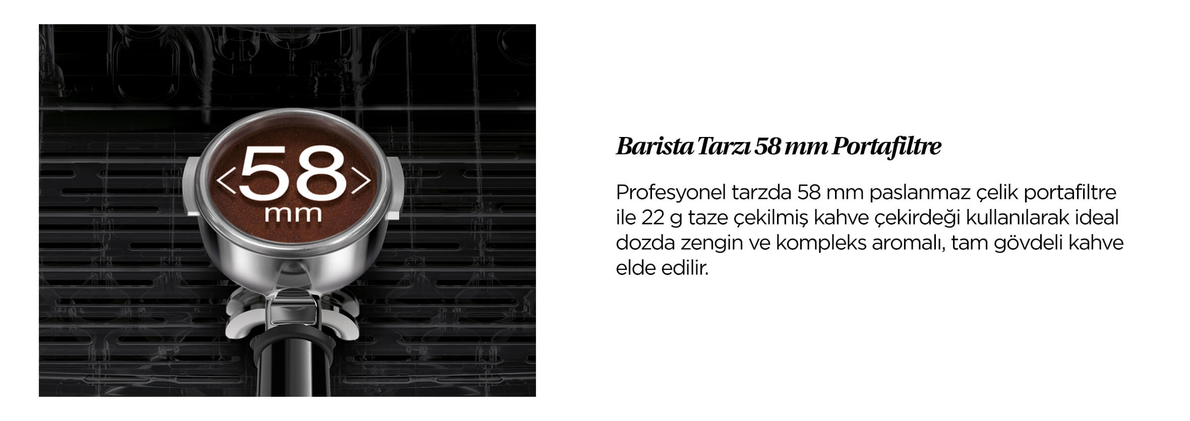 Sage SES995 Espresso Makinesi Portafiltre