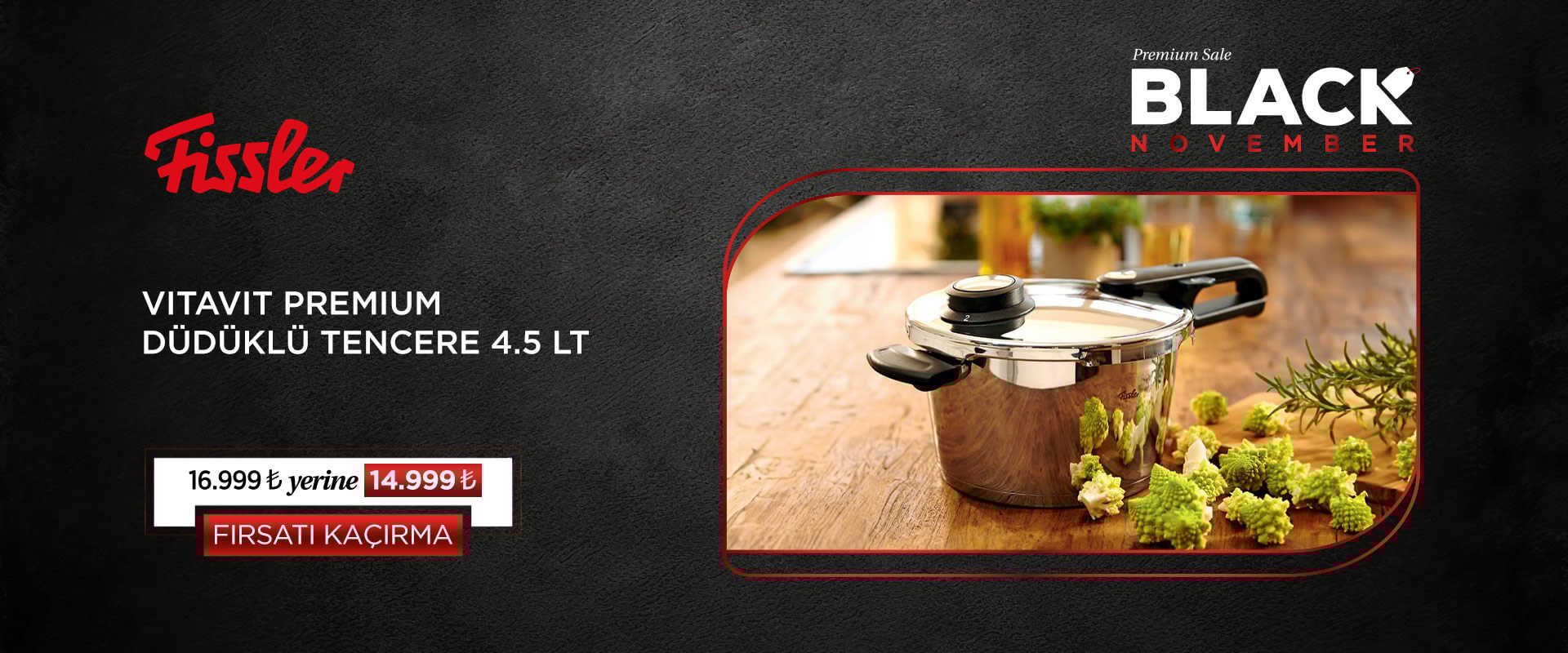 Fissler Vitavit Premium Düdüklü Tencere 4.5 Lt