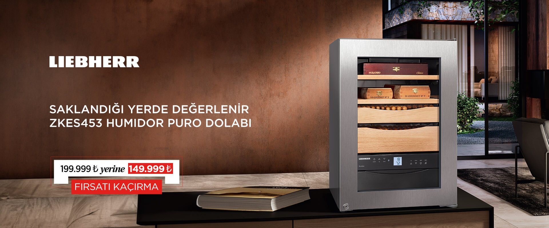 Liebherr ZKes 453 Humidor Puro Dolabı