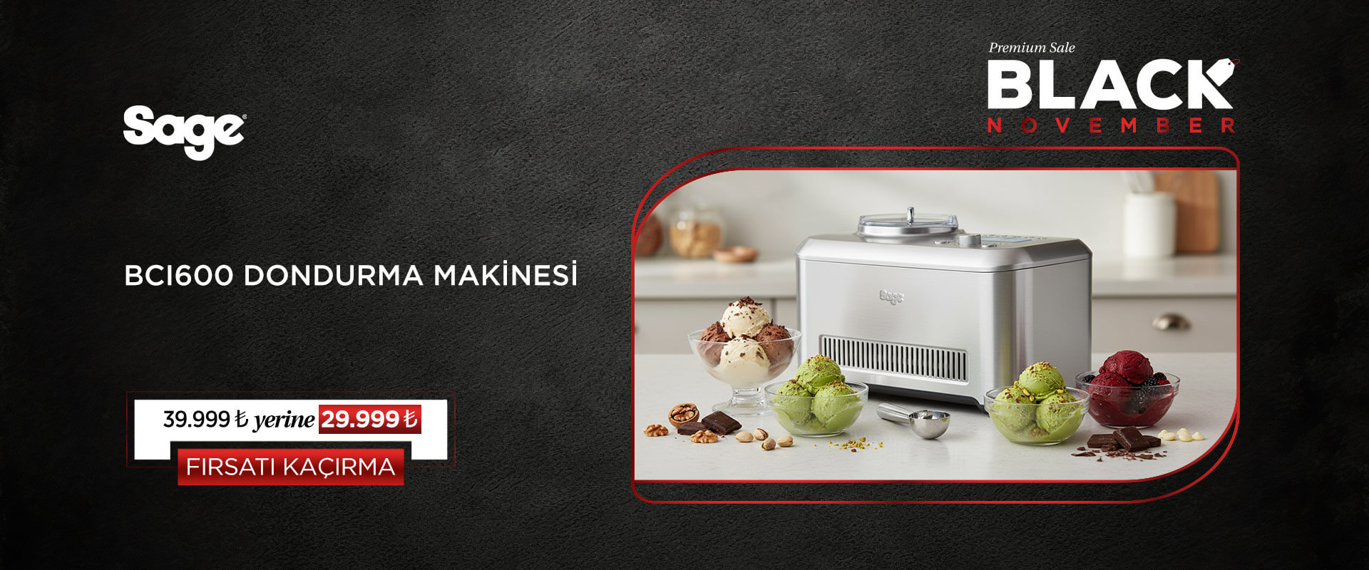 Sage BCI600 The Smart Scoop™ Dondurma Makinesi