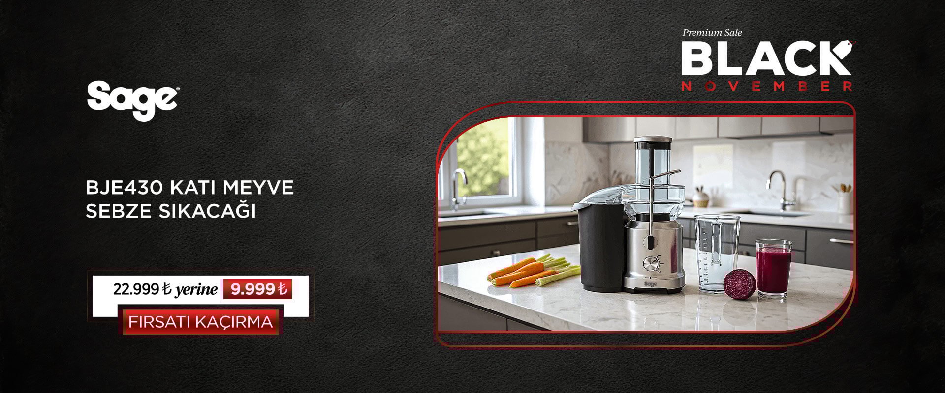 Sage BJE430 The Nutri Juicer® Cold Katı Meyve Sıkacağı