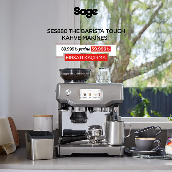 Sage SES880 BSS The Barista Touch™ Espresso Makinesi