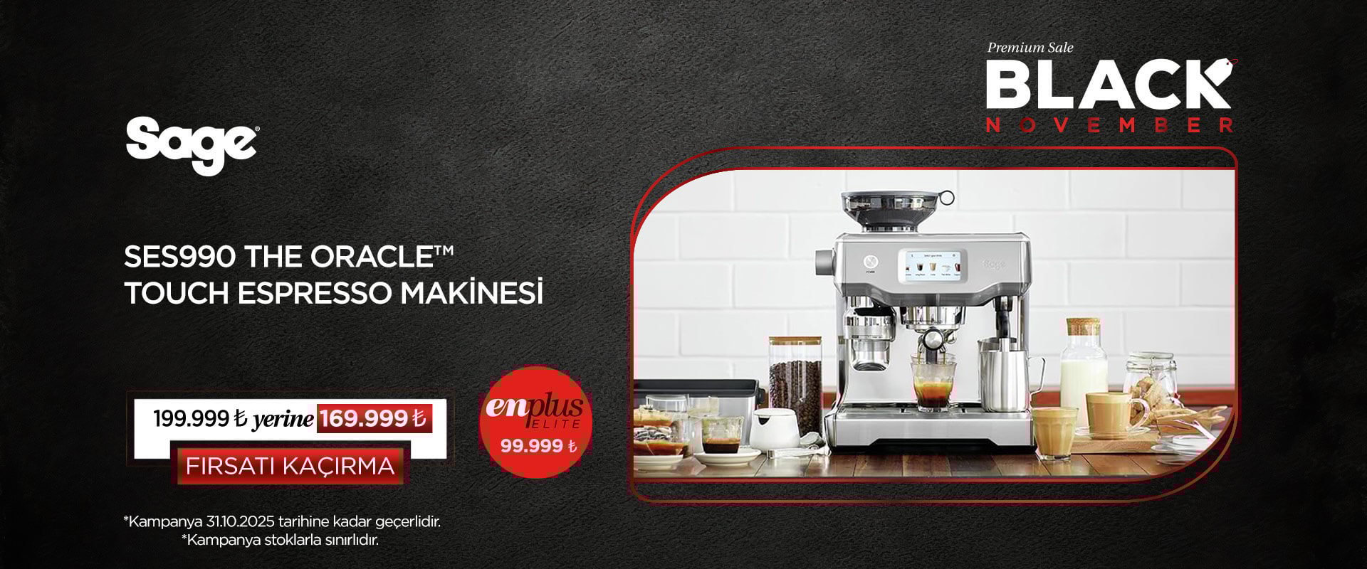 Sage SES990 The Oracle™ Touch Espresso Makinesi