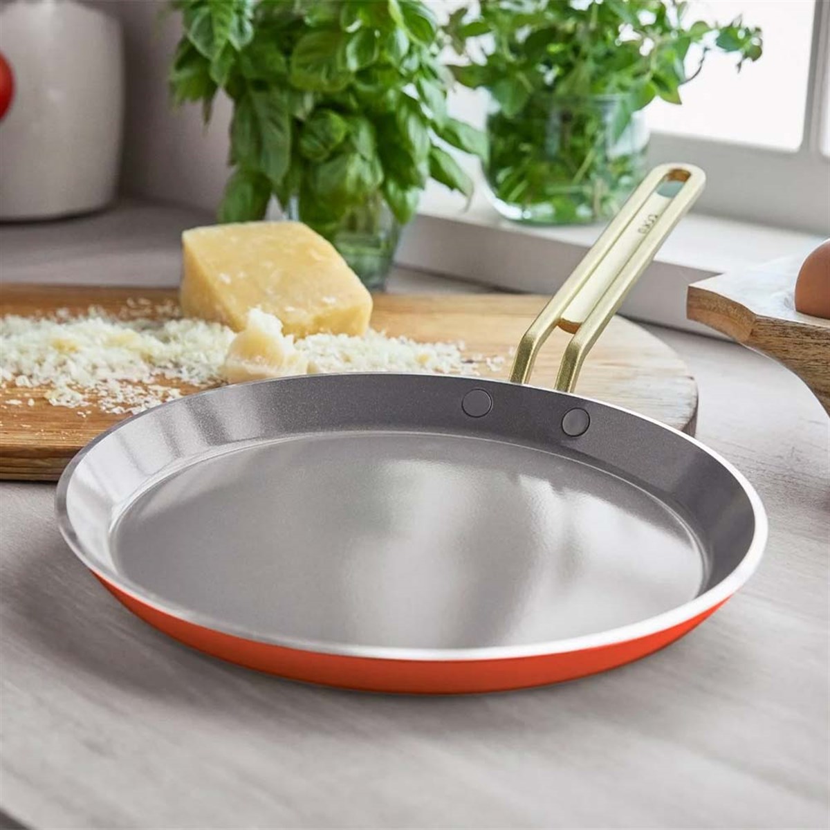GreenPan Stanley Tucci™ Krep Tavası 25 cm Turuncu