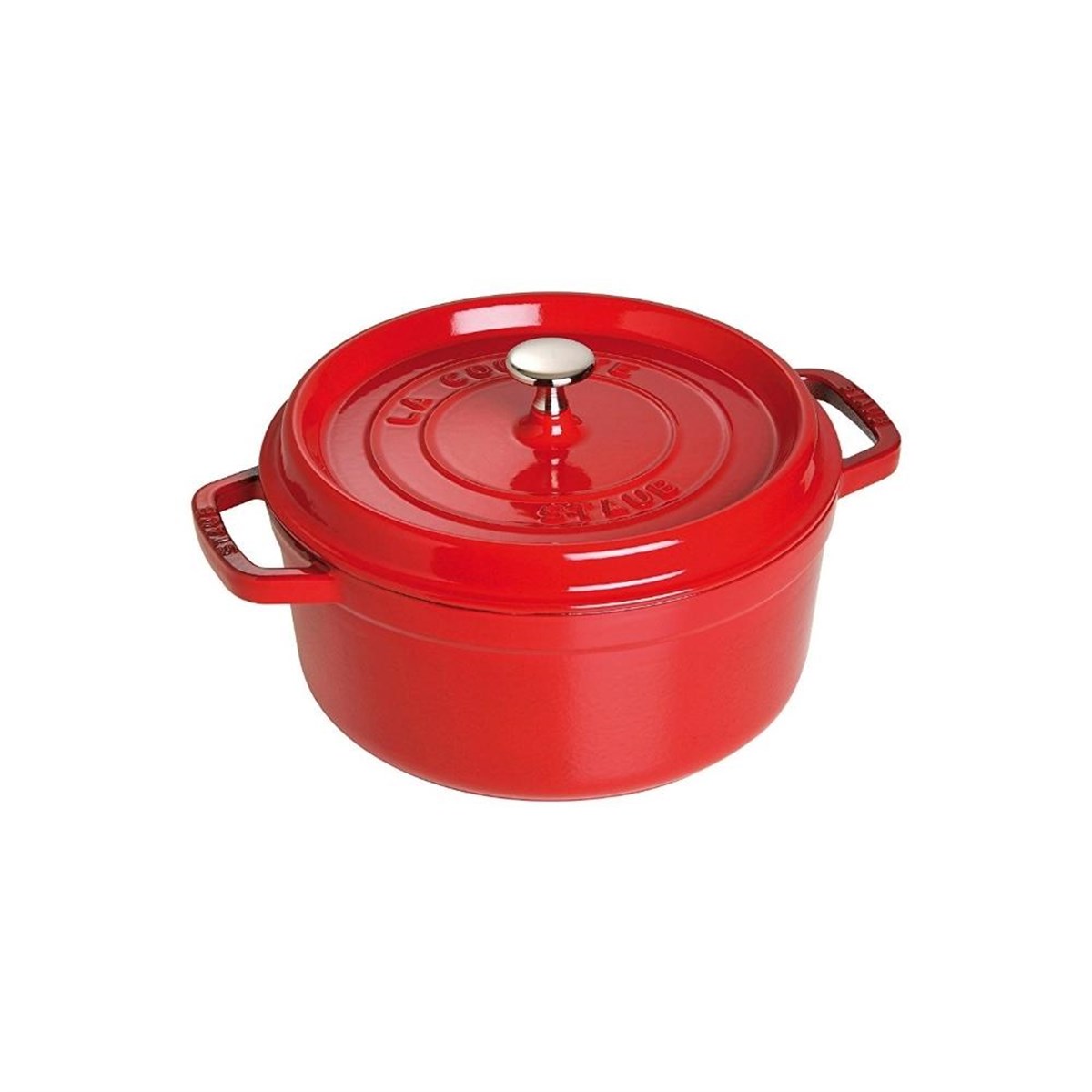 Staub B La Cocotte Döküm Tencere Yuvarlak 24 cm Kiraz
