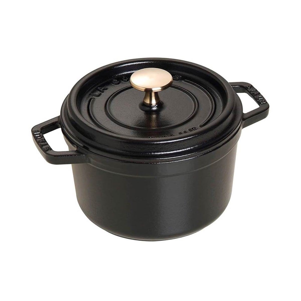 Staub La Cocotte Döküm Tencere Yuvarlak 16 cm Siyah