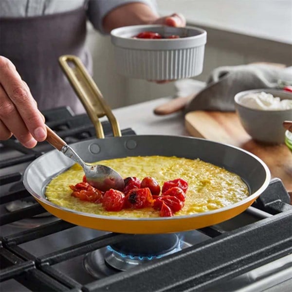 GreenPan Stanley Tucci™ Krep Tavası 25 cm Ayçiçeği Sarısı