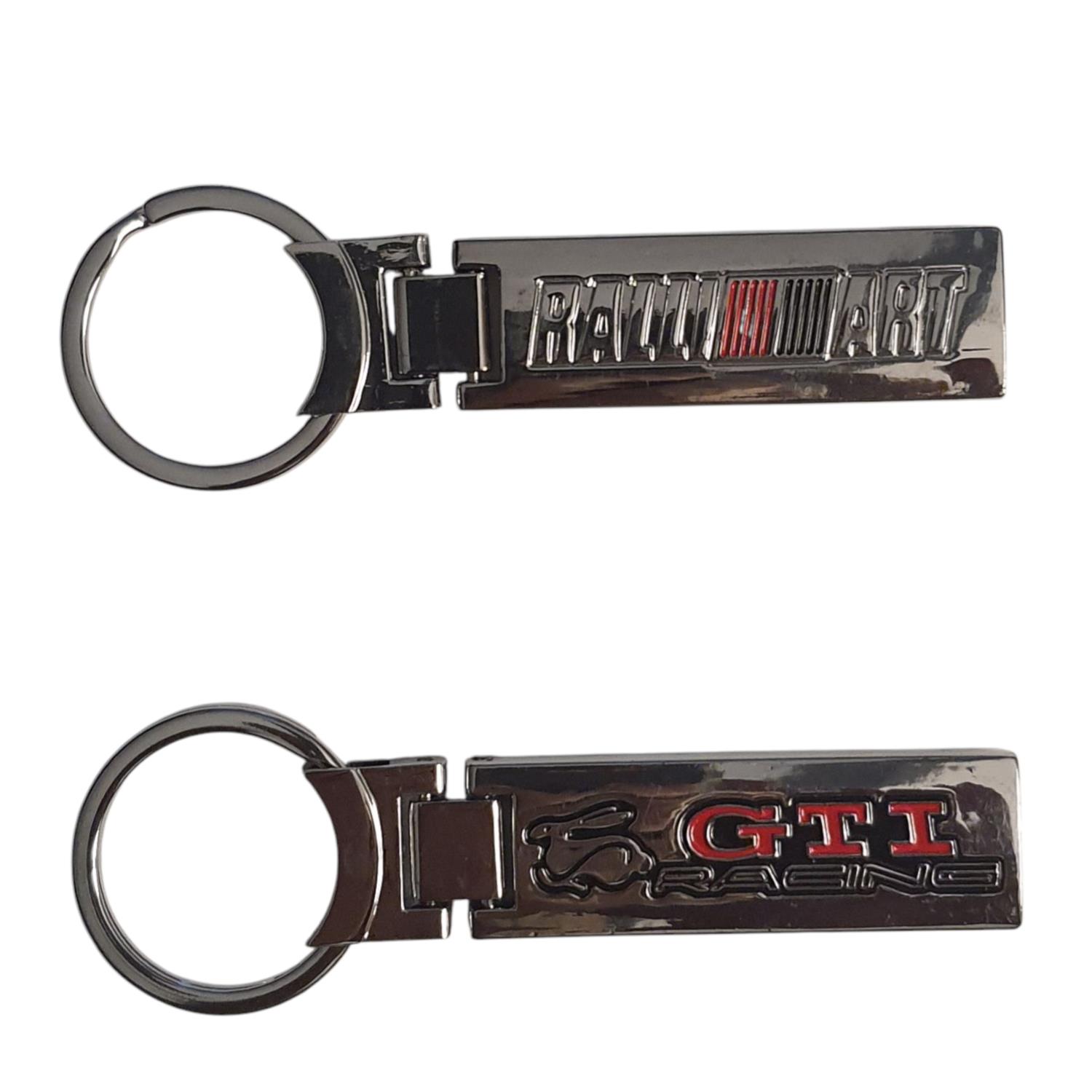 2 Adet Metal Anahtarlık gti, ralliart
