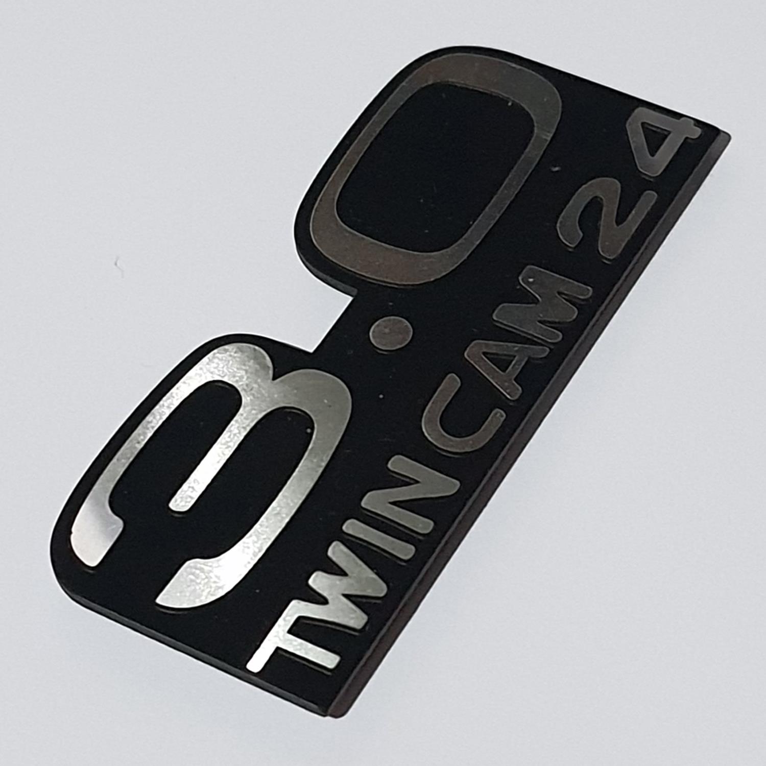 3.0 TWIN CAM 24 Metal Amblem 35mm x 80mm x 2mm