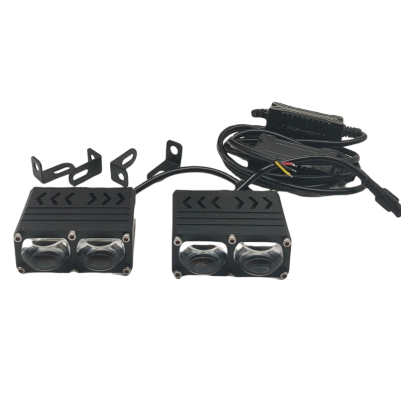 Offroad sis lambası 7.2 x 5.6 x 3cm 2 led beyaz 45w sarı 45w 12-80v /  LASS397