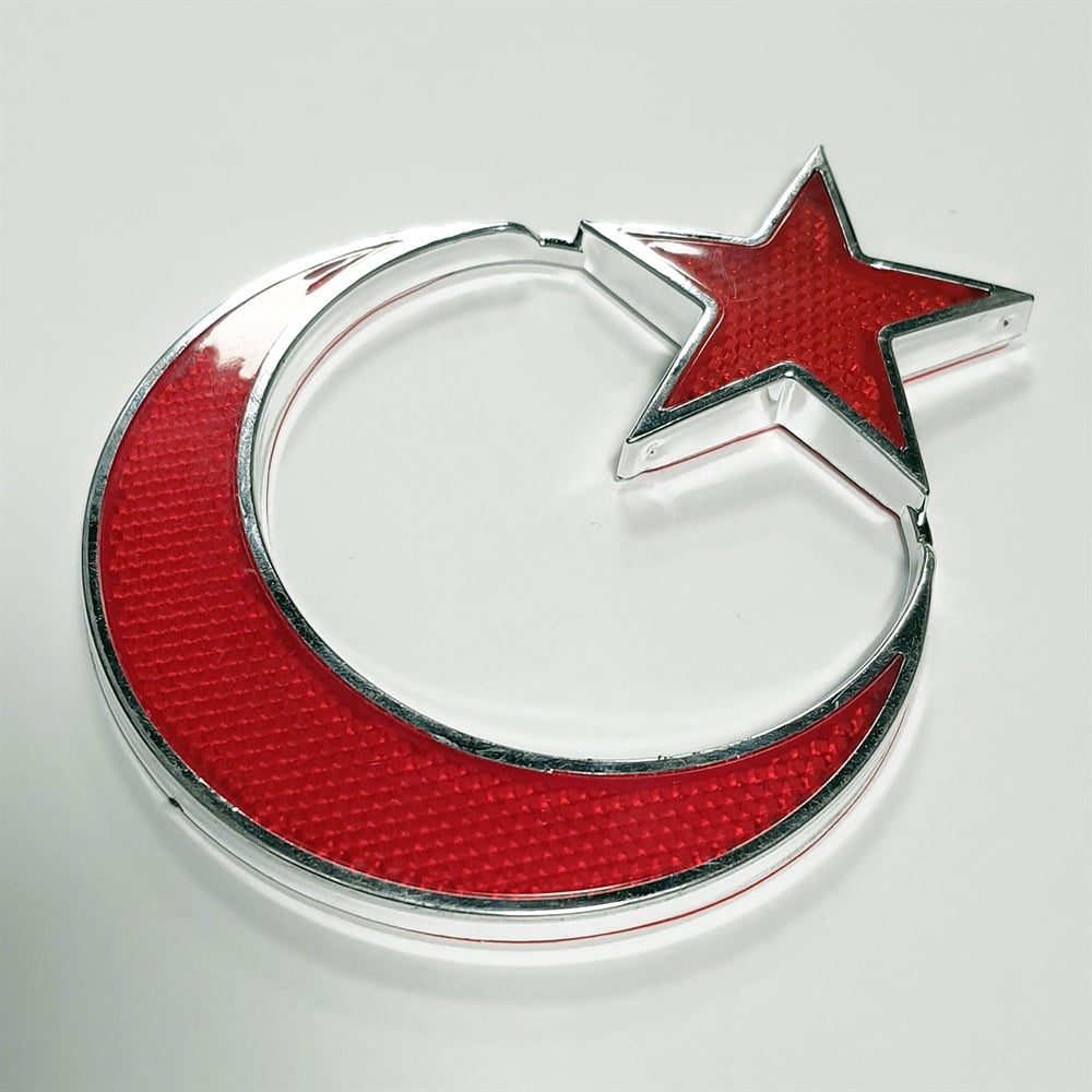 Ay Yıldız Reflektör Yapışkanlı 13x10 cm
