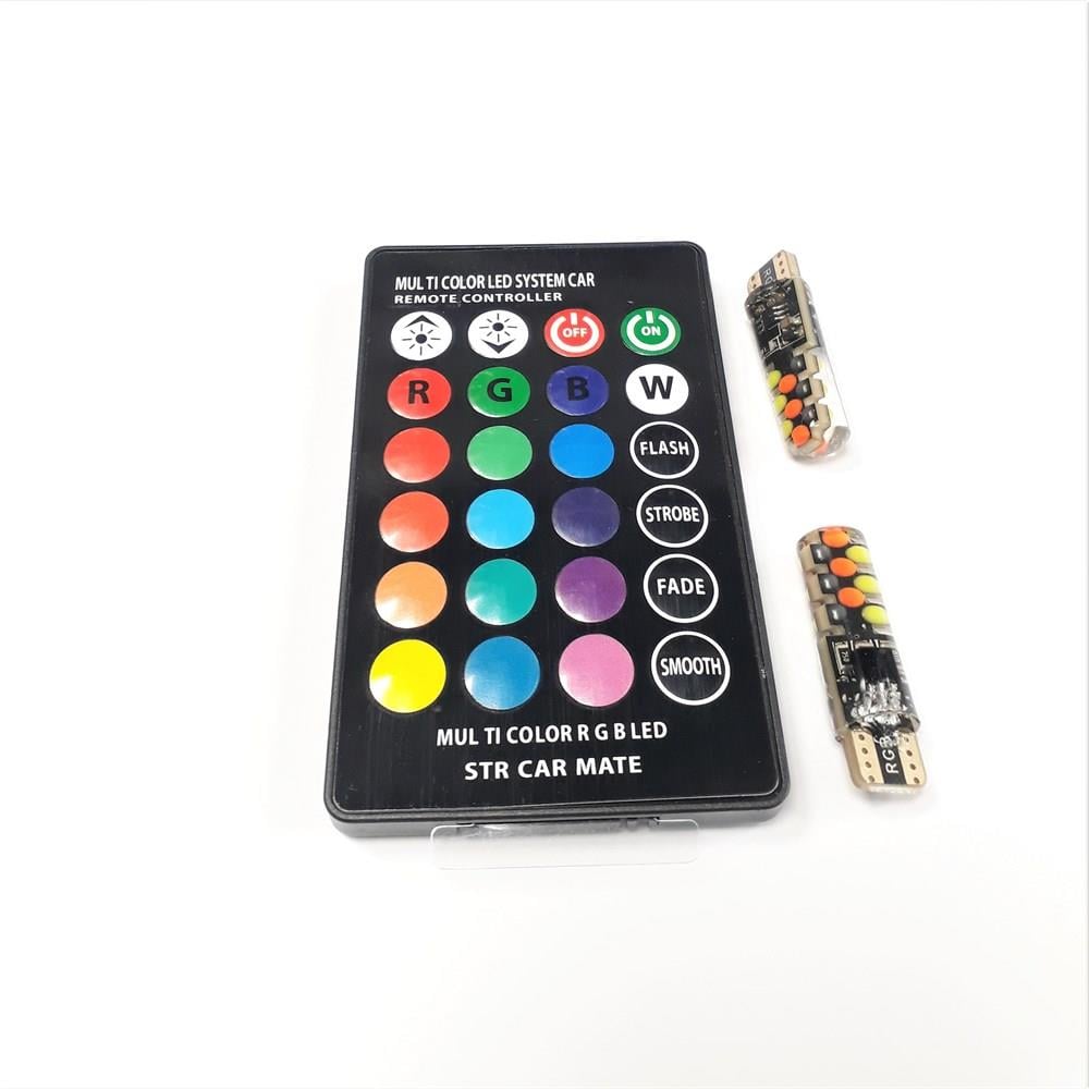 Ampül 12V T10 Çakarlı Kumandalı
