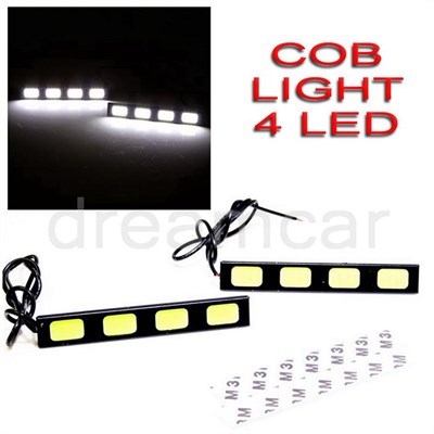 Dreamcar 4 Led Cob Beyaz Gündüz Ledi 2 Adet 5652101