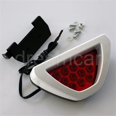 Dreamcar Beyaz F1 Style Kırmızı Flash Patlayan Stop Lamba 12Led