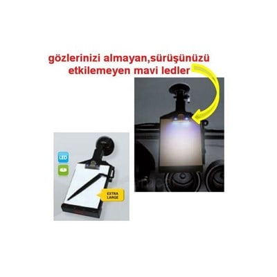Dreamcar Mavi Led Işıklı XL Notal Vantuzlu Büyük Boy 33017
