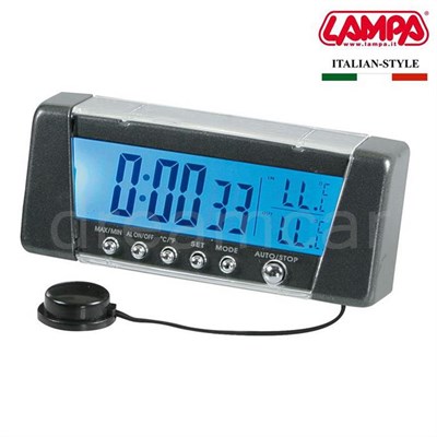 Dreamcar Seyio K-9 Lcd Saat+İç Dış Termometre+Alarm 86322