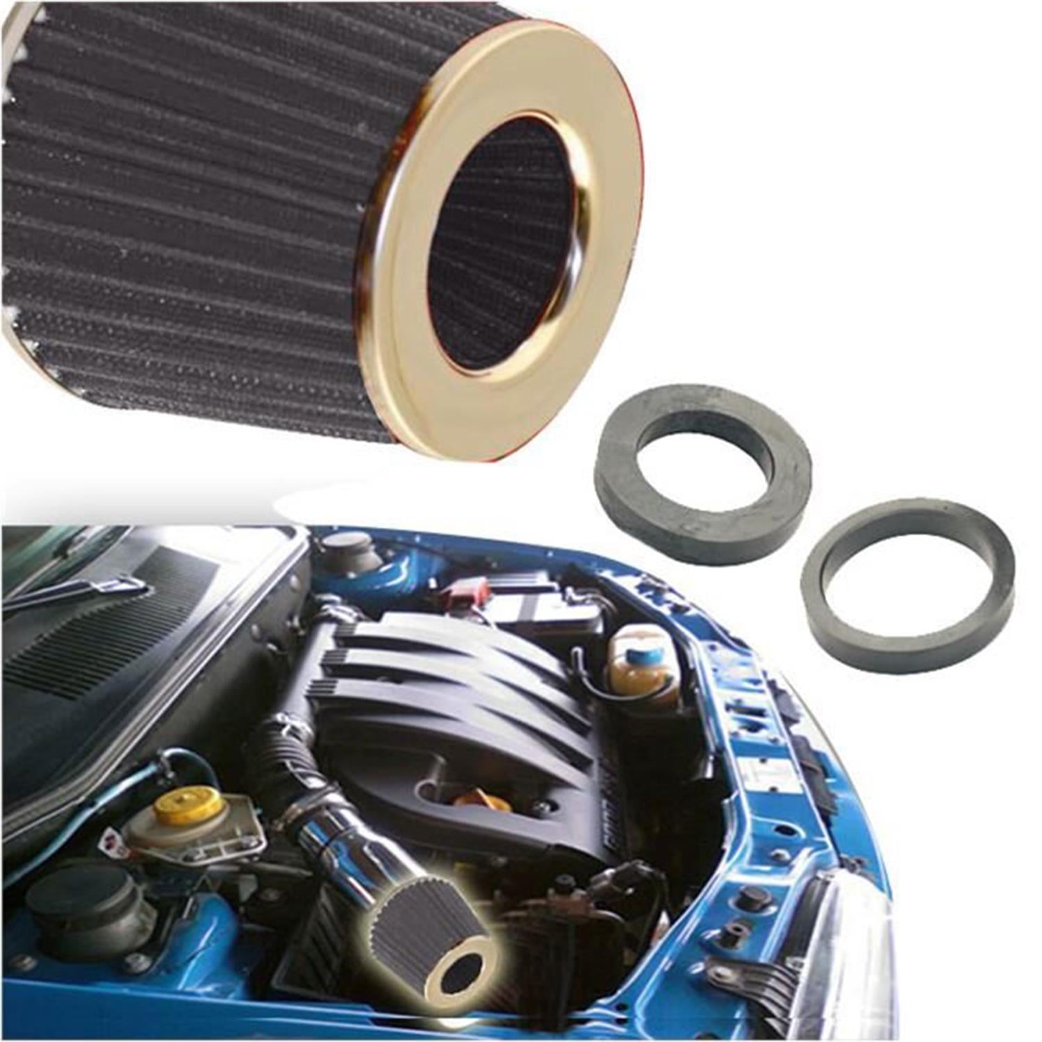 Hava Filtresi Tuning 2 Aparatlı Krom Gri (60-76 mm)
