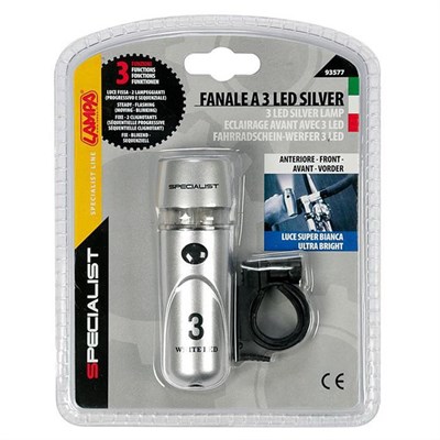 Lampa Bisiklet 3 Fonksiyonlu Süper 3 Led Lamba 93577