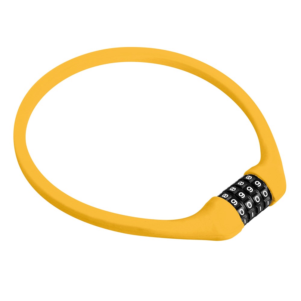 Lampa CA-10 Sarı Silikon Kaplı Bisiklet Kilidi 4 Şifreli 93731