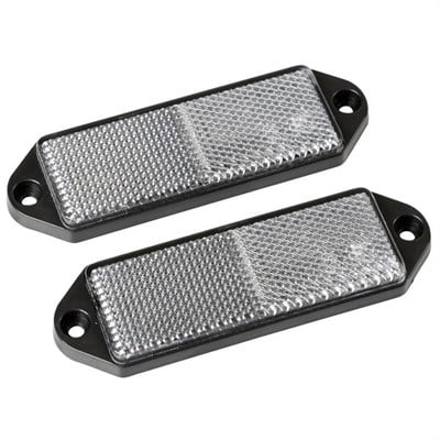 Lampa E11 Belgeli Beyaz Vidalı Dikdörtgen Reflektör 20521