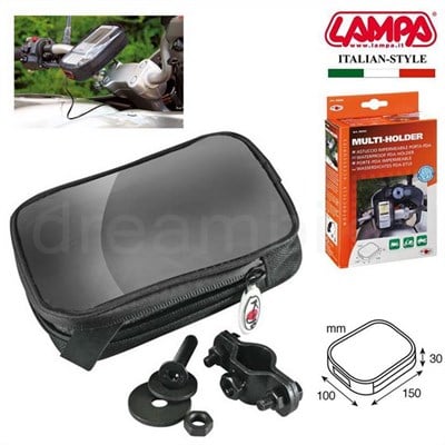 Lampa Multi-Holder Su Geçirmez Motosiklet Pda/Telefon Tutucu 90265