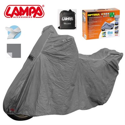 Lampa Optima Small Astarlı Pvc Motosiklet Brandası Çantalı 183x119x89cm 90223