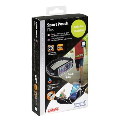 Lampa Plus İki Cepli Spor Bel Çantası Fosforlu Sarı P16161