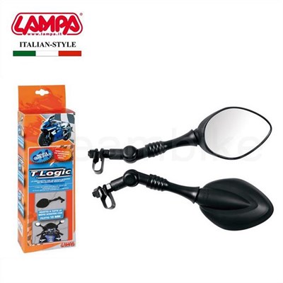Lampa T-Logic Motosiklet Aynası Sağ+Sol Takım 90134