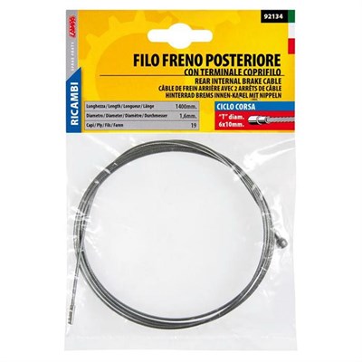 Lampa Yarış Bisikleti 140cm (6x10mm) Arka Fren Teli 92134