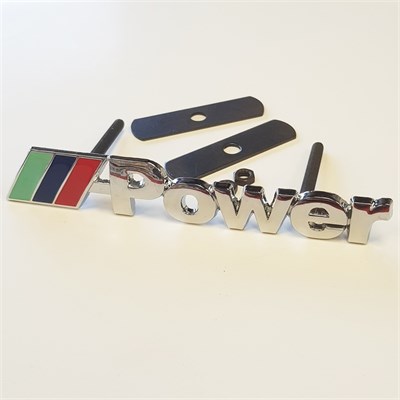 M3 Power Metal Amblem 2,5x14cm Arkadan Somunlu