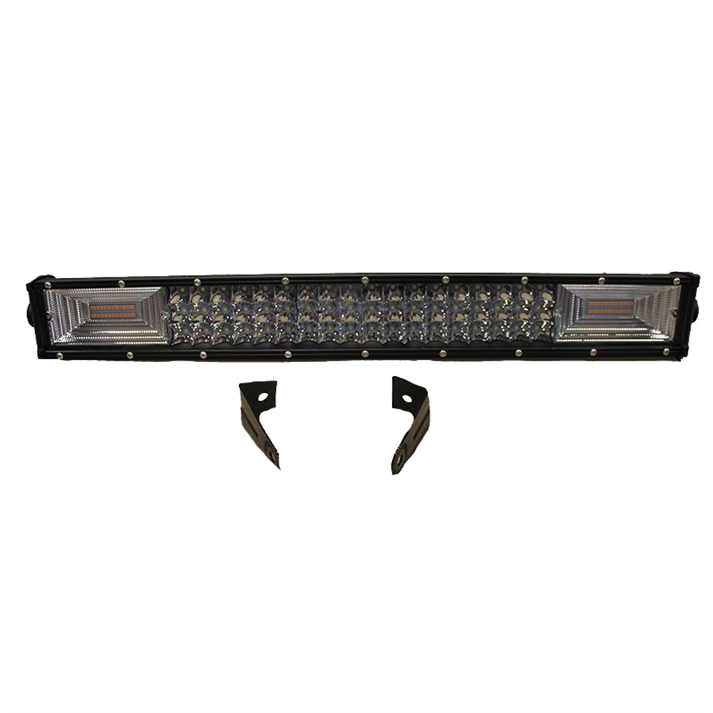 Space Offroad sis lambası 60cm beyaz-amber çakarlı 90 led 270w adet  / LASS291