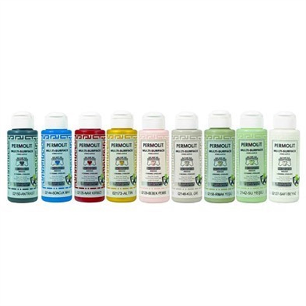 Permolit Multi-Surface Fuşya Hybrid Akrilik Hobi Boyası 120 Ml.