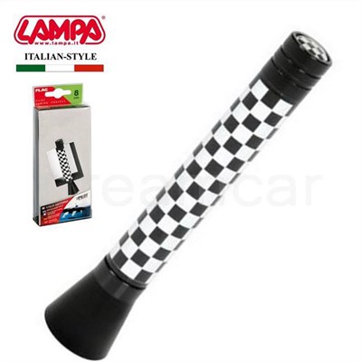 Lampa Pilot 8 Cm Damalı Anten Çubuğu Vidalı 40271
