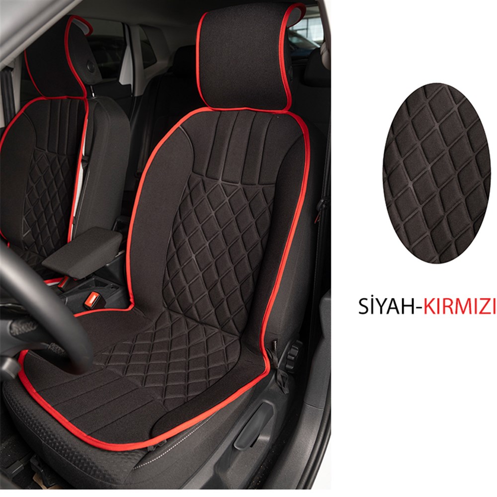 Space Elegance 2li Set Minder Siyah-Kırmızı / KLMNY536
