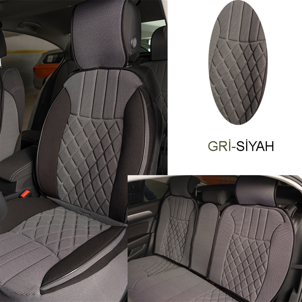 Space Elegance 5li Set Minder Gri-Siyah / KLMNY543