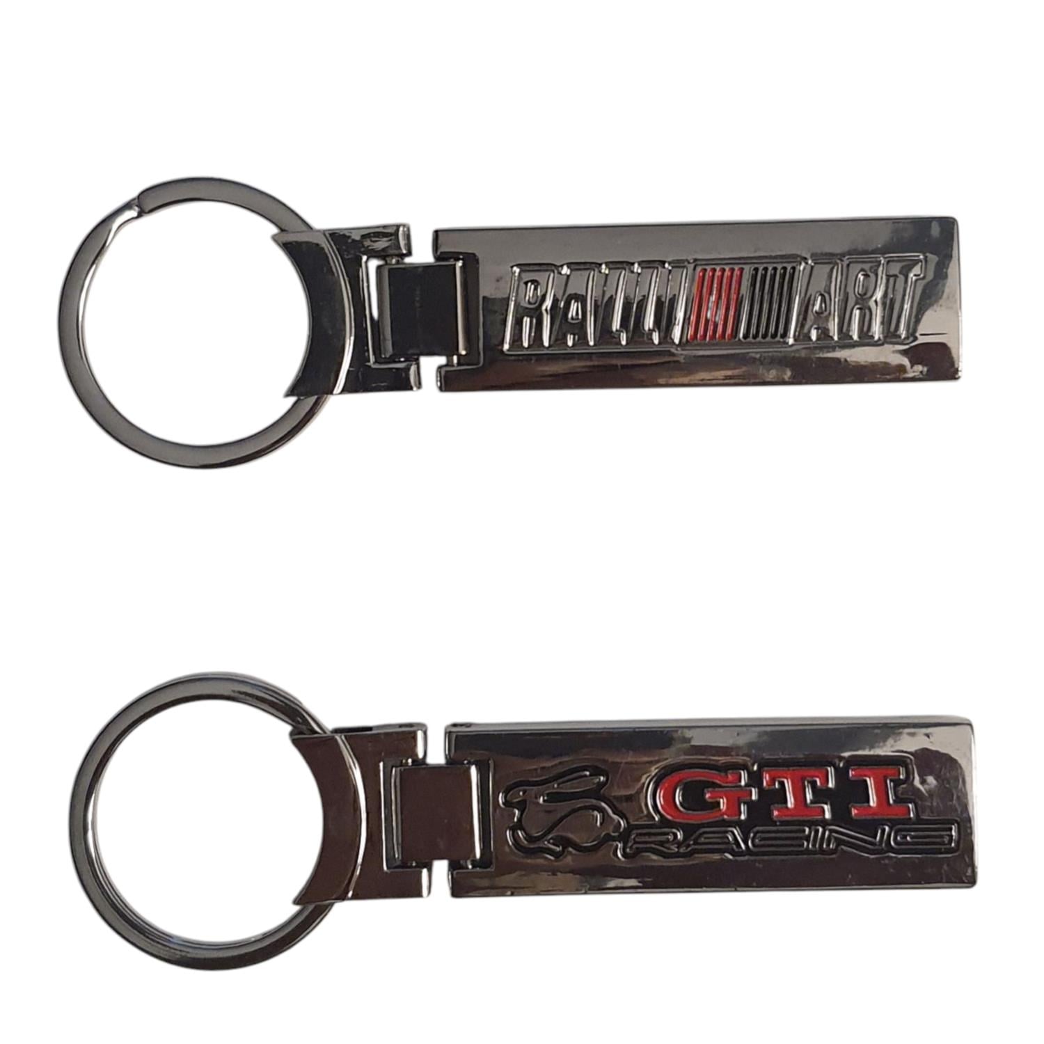 2 Adet Metal Anahtarlık gti, ralliart