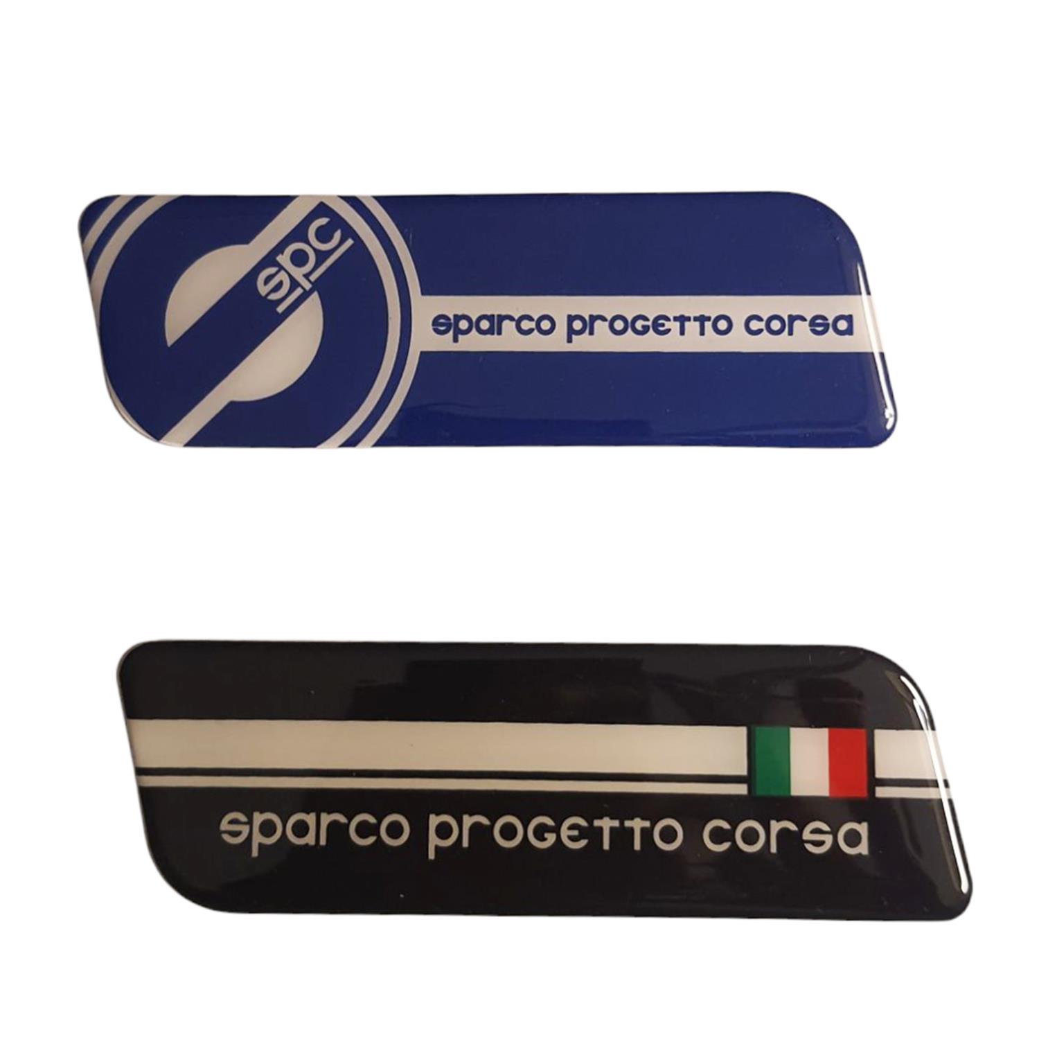 2 Adet Sparco Damla Amblem Kendinden Yapışkanlı 11,5x3,6cm 0564
