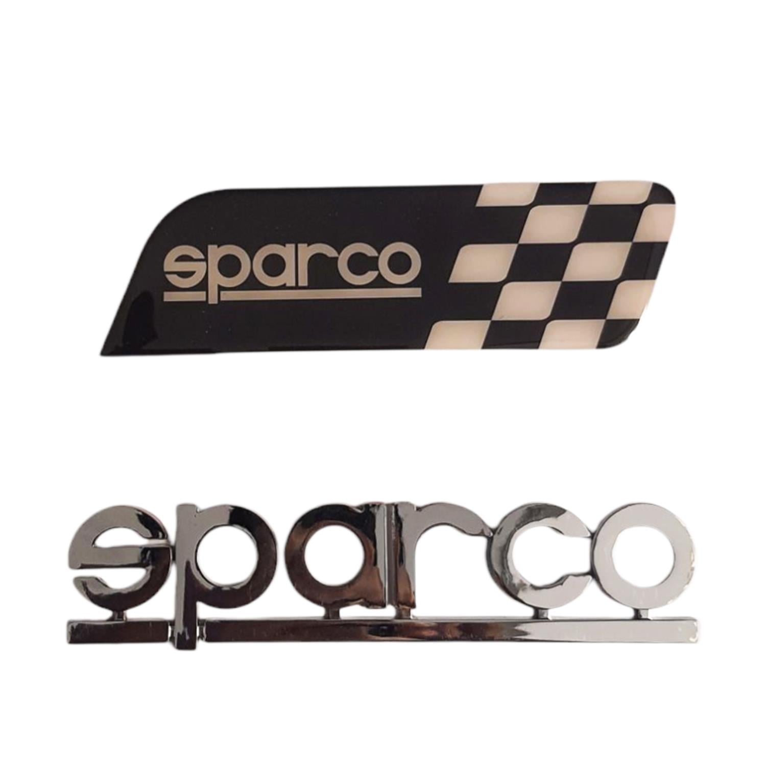 2 Adet Sparco Damla Amblem Kendinden Yapışkanlı 11,5x3,6cm 0588