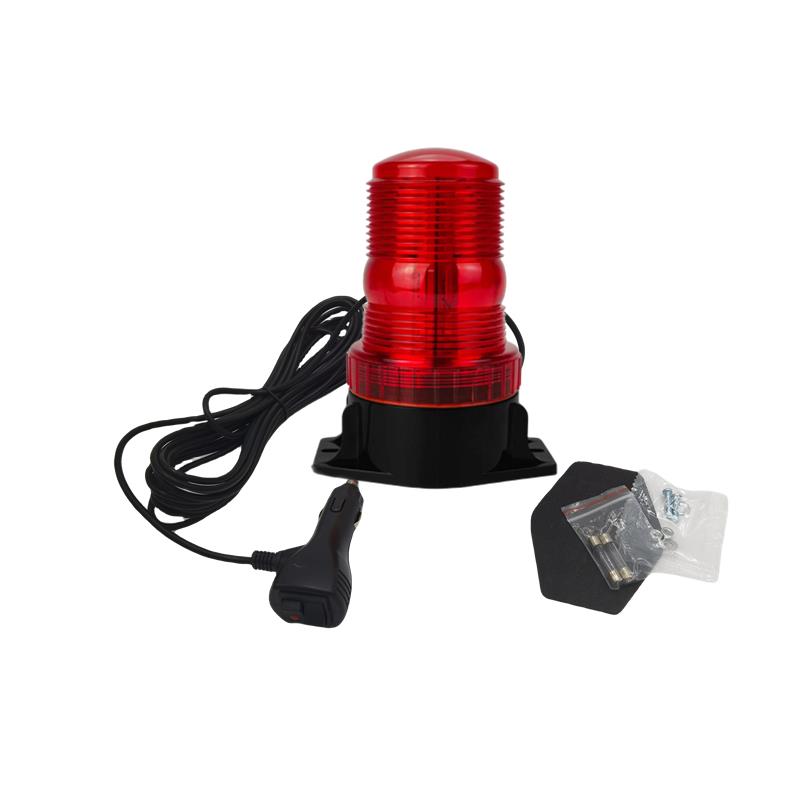 7 fonksiyonlu tepe lambası çakarlı mıknatıslı dikey model 12-30v kırmızı / LAIK537-2