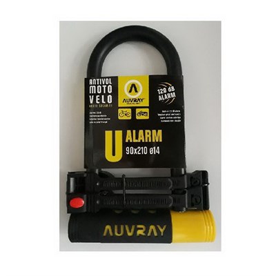 Auvray 120 dB Alarmlı U Kilit 90x210