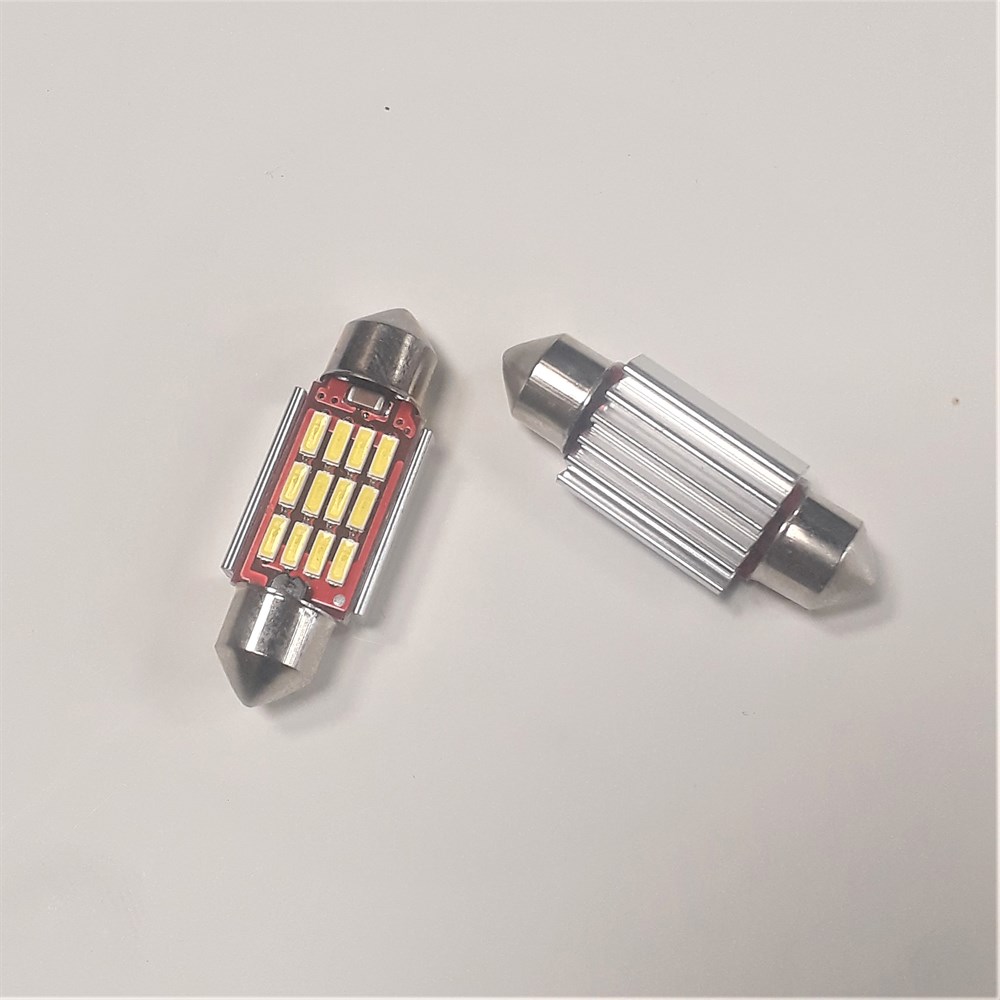 Carub Ampül Sofit 9-30V 12 SMD 36MM Canbus Beyaz